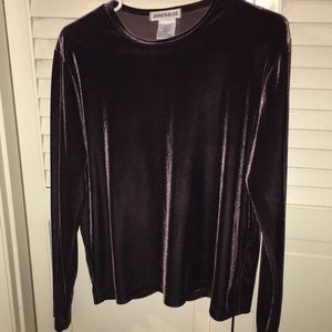 Korean fashion velvet shirt